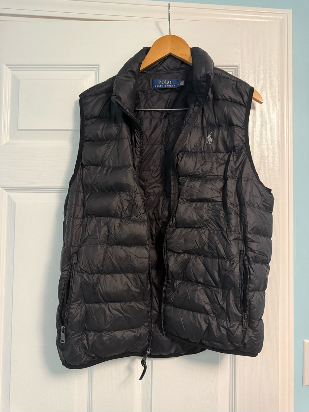 Polo by Ralph Lauren Black Quilted Down Vest